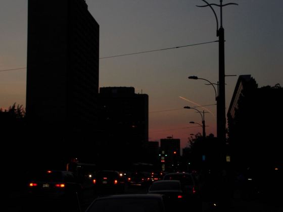 Evening sky in Toronto, Canada